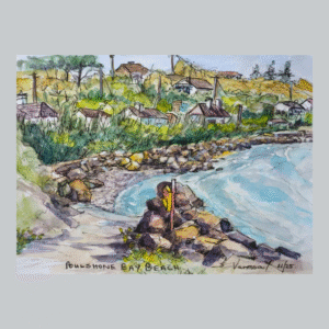 Poulshone Bay Beach Print