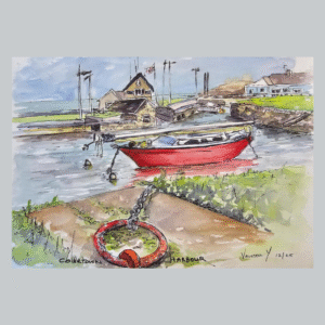 Red Boat Courtown Print