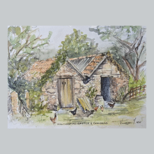 Huntington Castle and Gardens Chicken House Print