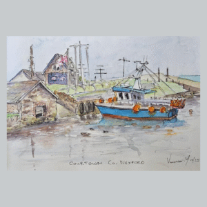 Blue Boat Courtown Print